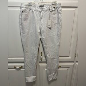 Judy Blue Mid Rise Skinny Fit White Jeans New With Tags Junior’s Size 15/32
